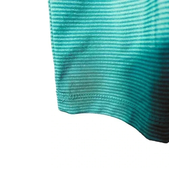 Columbia Teal Pull Over Athletic Shirt Partial Zip size L - Picture 3 of 7